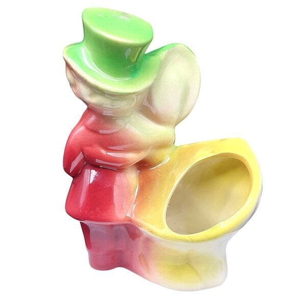 Vintage Ceramic Planter Couple Embracing Figurine Home Decor 1950s Style - Picture 2 of 4